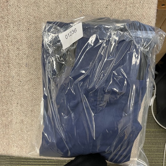 vintage GB Bear bomber Jacket mens Small blue 1990s - Picture 9 of 9